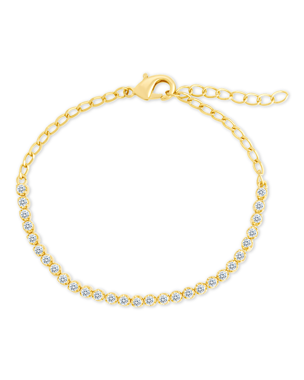 Lavinia Brilliant Cut CZ Bracelet - Sterling Forever