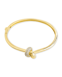 Jessna CZ Knot Bangle - Sterling Forever
