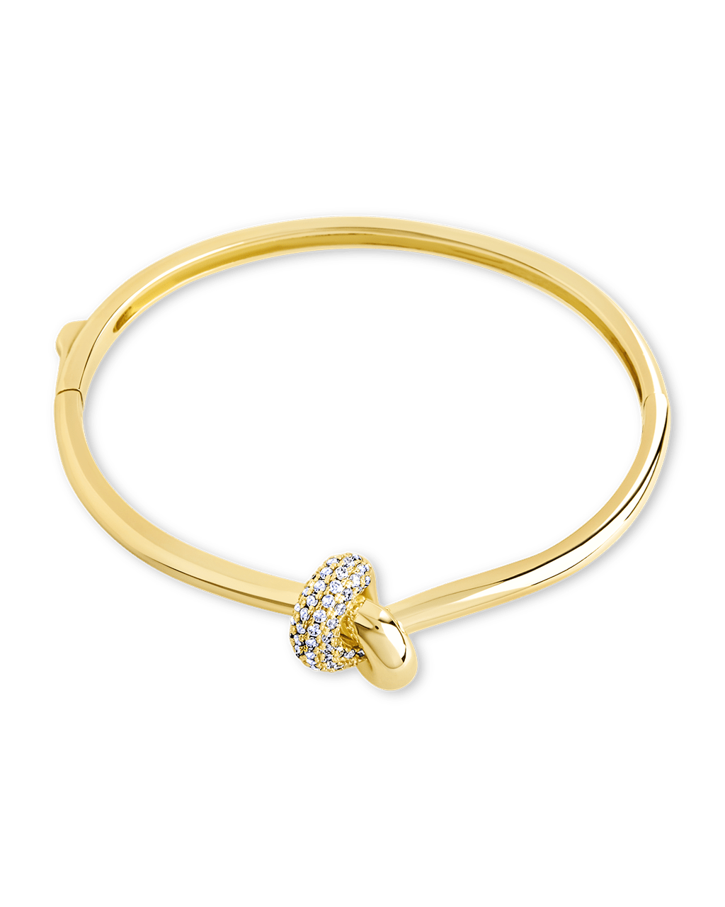 Jessna CZ Knot Bangle - Sterling Forever