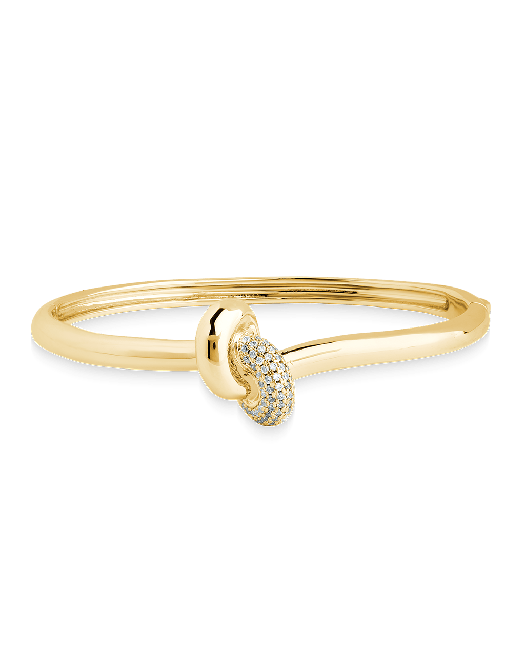 Jessna CZ Knot Bangle - Sterling Forever