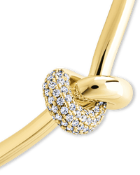 Jessna CZ Knot Bangle - Sterling Forever