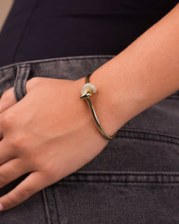 Jessna CZ Knot Bangle - Sterling Forever