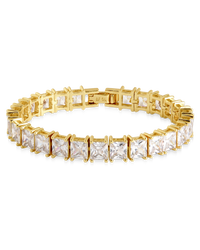 Marisol Princess Cut CZ Tennis Bracelet