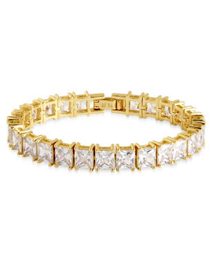 Marisol Princess Cut CZ Tennis Bracelet