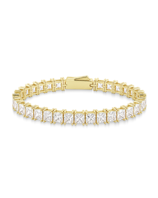 Marisol Princess Cut CZ Tennis Bracelet