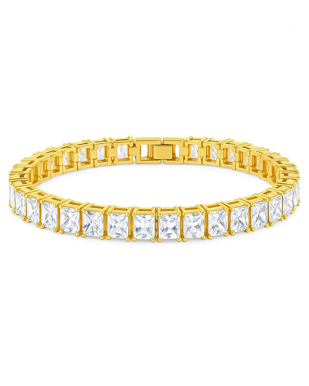 Marisol Princess Cut CZ Tennis Bracelet - Sterling Forever
