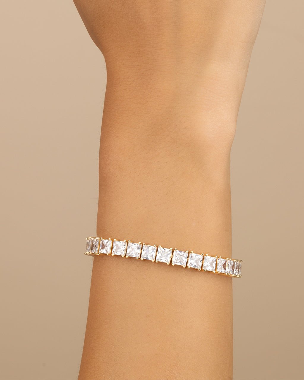 Marisol Princess Cut CZ Tennis Bracelet - Sterling Forever