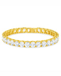 Marisol Round Cut CZ Tennis Bracelet - Sterling Forever