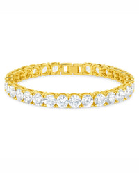 Marisol Round Cut CZ Tennis Bracelet - Sterling Forever
