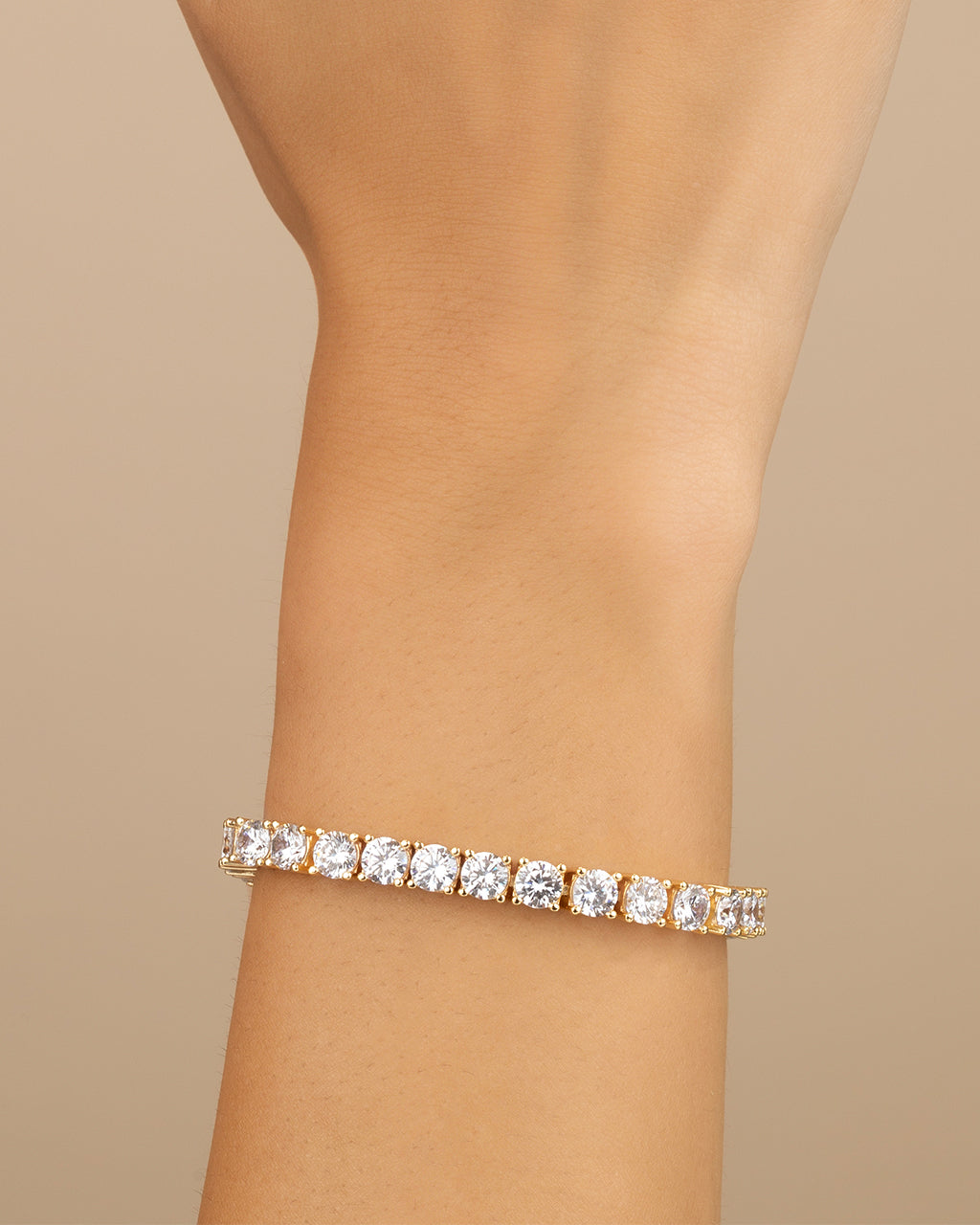 Marisol Round Cut CZ Tennis Bracelet