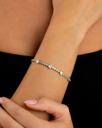 Lavender Luxe Heartstone Bracelet