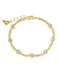 Lavender Luxe Heartstone Bracelet