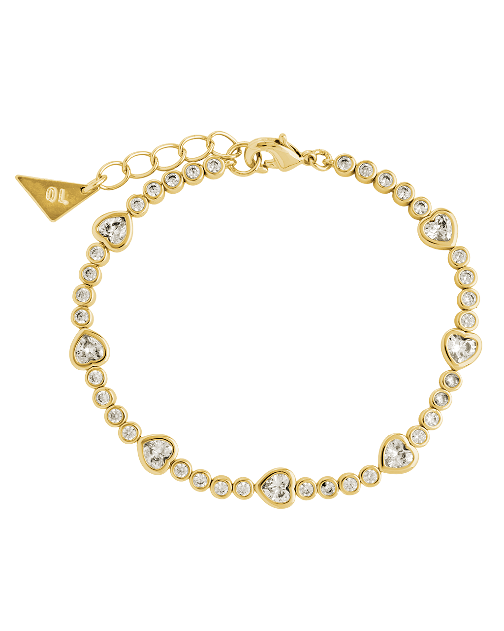 Lavender Luxe Heartstone Bracelet