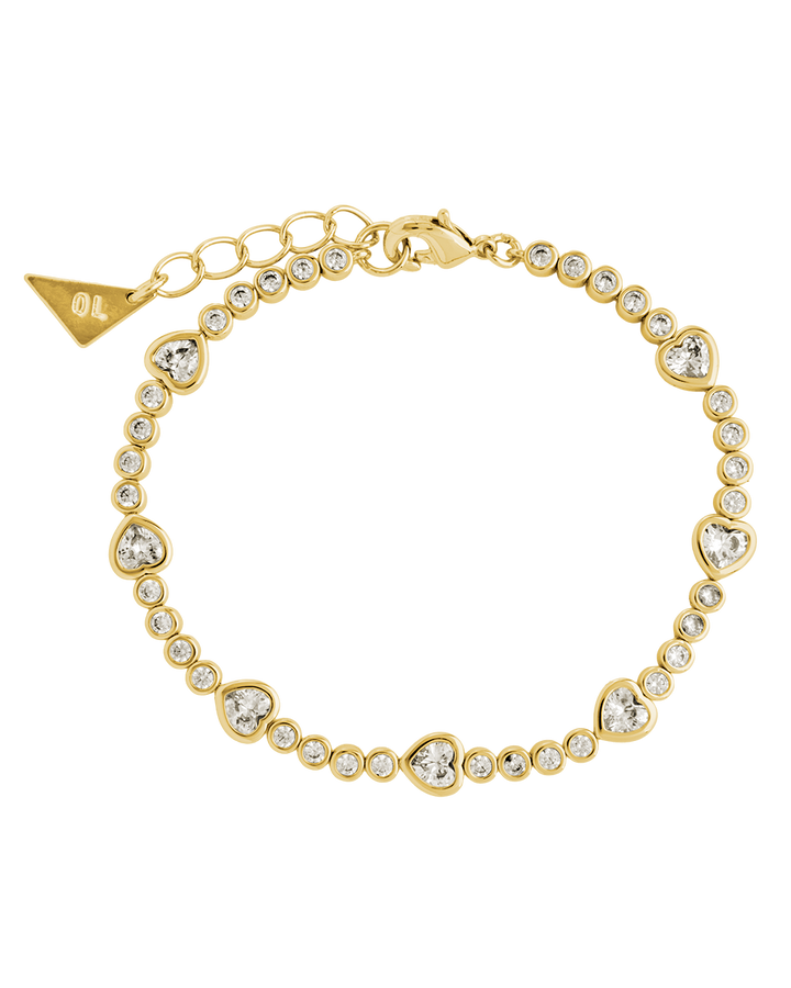 Lavender Luxe Heartstone Bracelet