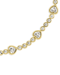 Lavender Luxe Heartstone Bracelet