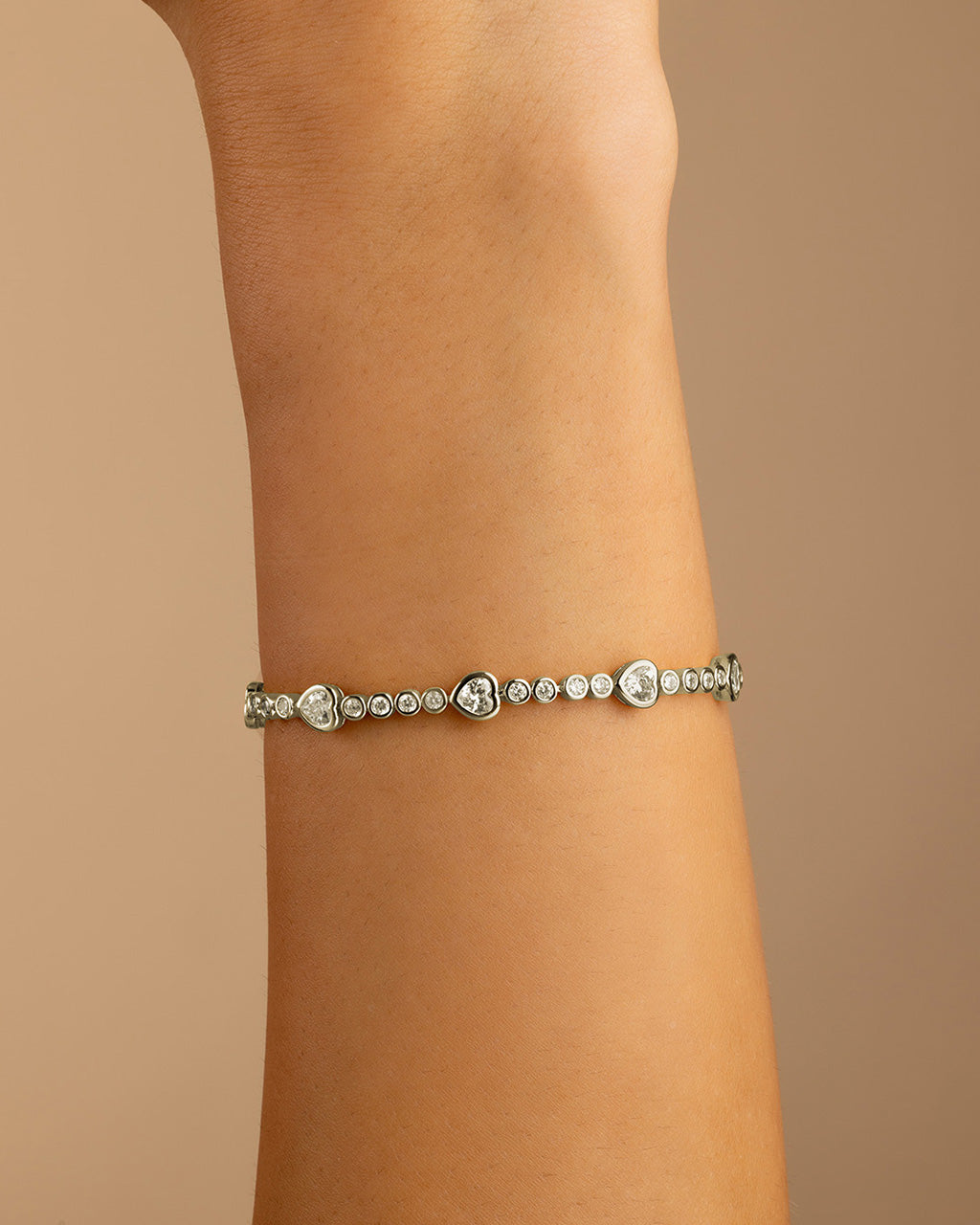 Lavender Luxe Heartstone Bracelet