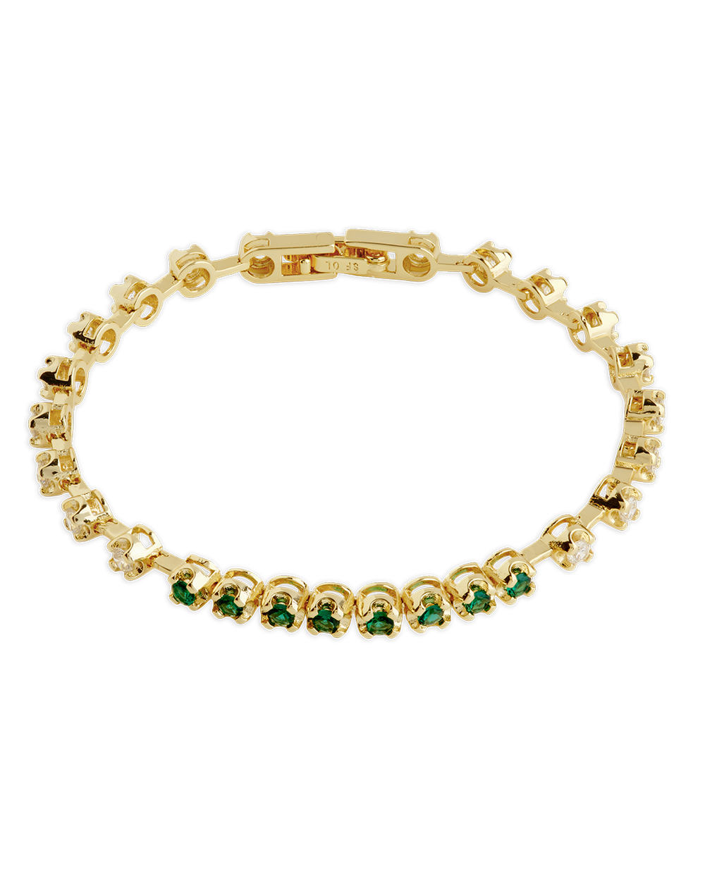 Liesbeth Emerald Accent Tennis Bracelet