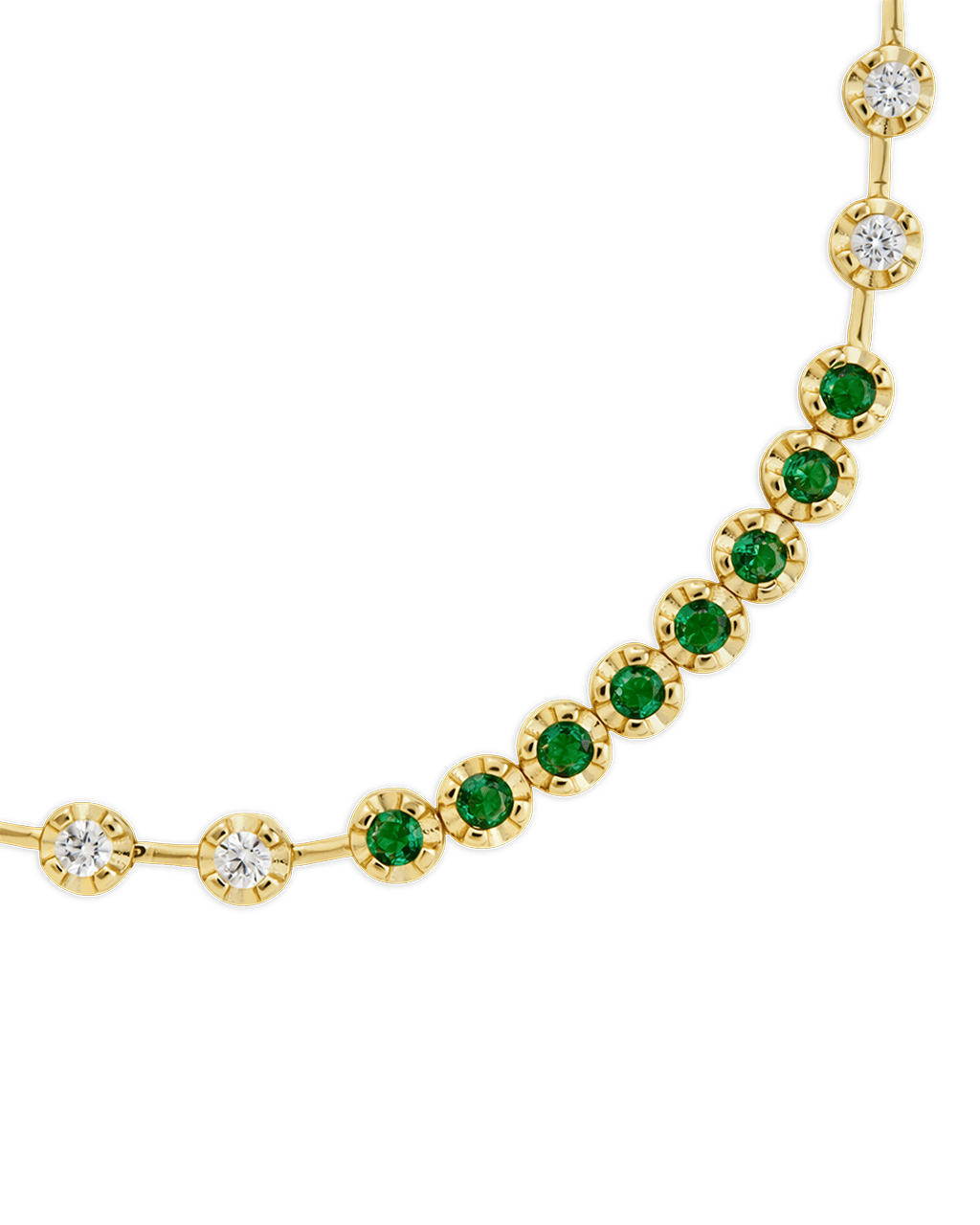 Liesbeth Emerald Accent Tennis Bracelet - Sterling Forever