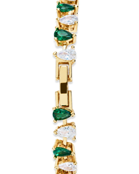 Emerald Pear Cut Tennis Bracelet