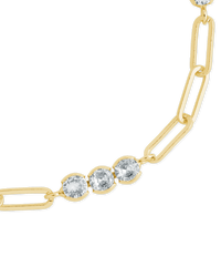 Dora CZ Trio Chain Link Bracelet