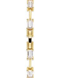 Reagan Baguette Link Bracelet