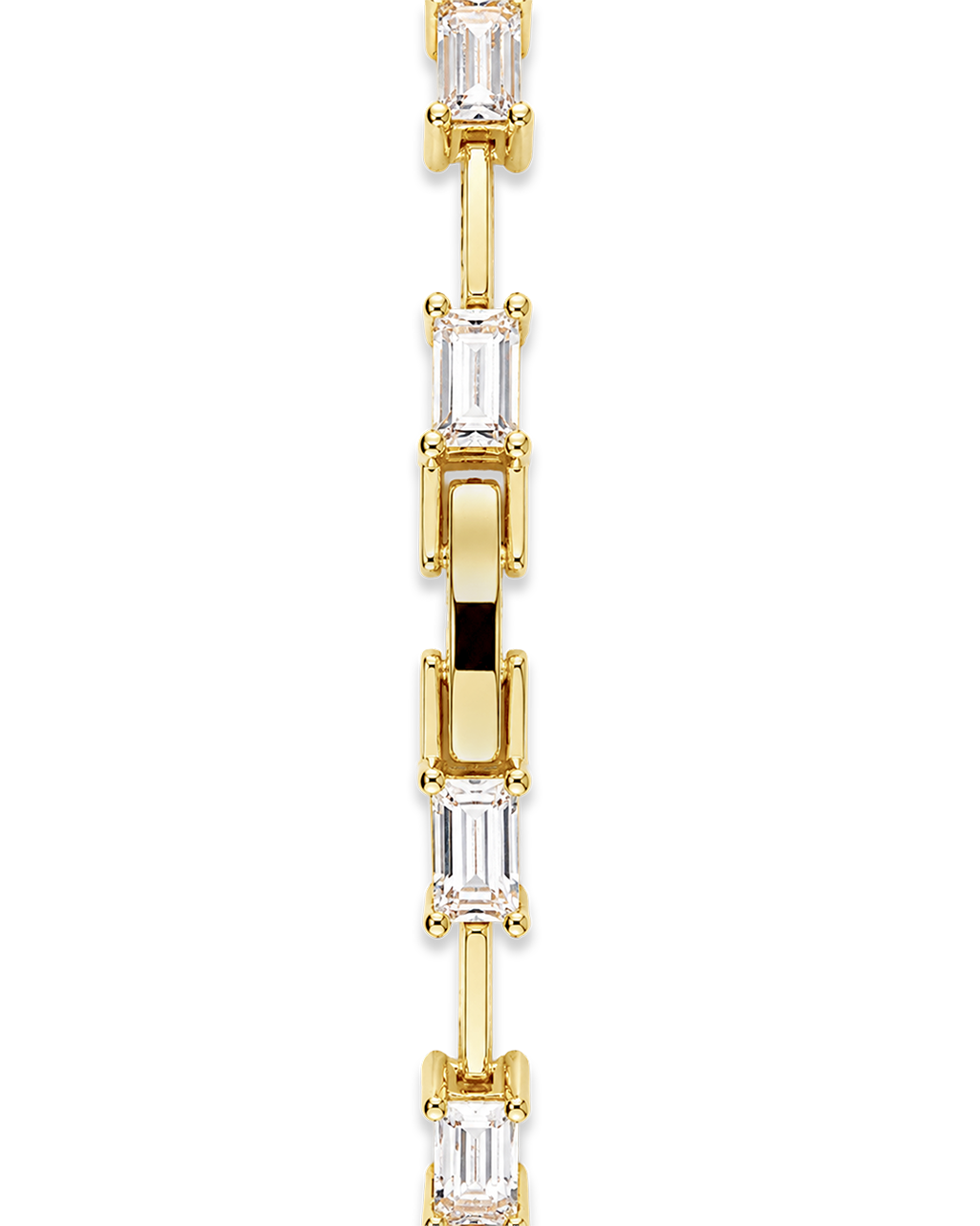 Reagan Baguette Link Bracelet