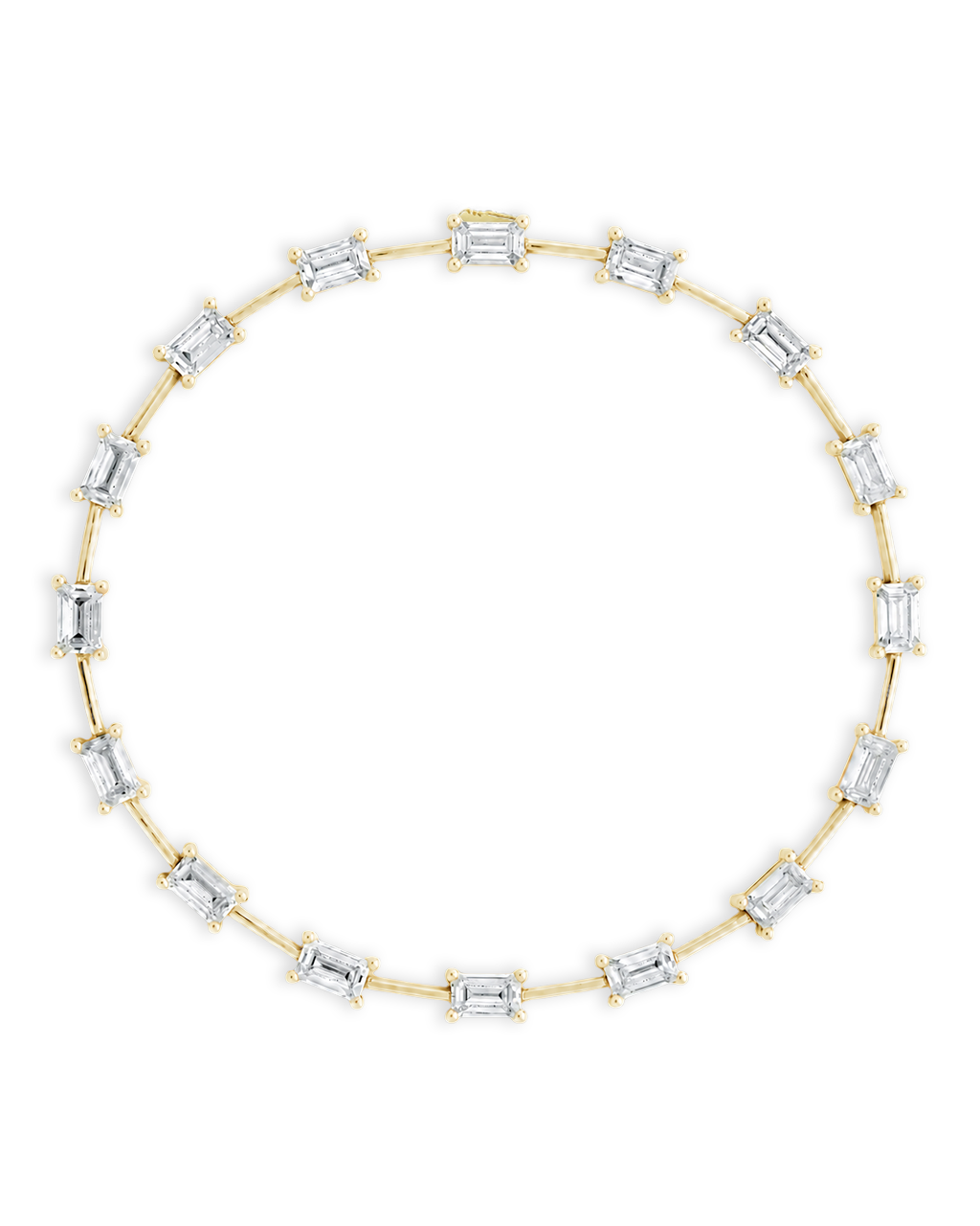 Reagan Baguette Link Bracelet