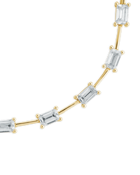 Reagan Baguette Link Bracelet
