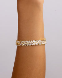 Brianna Chevron Pavé Bracelet