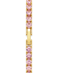 Lila Pink CZ Tennis Bracelet