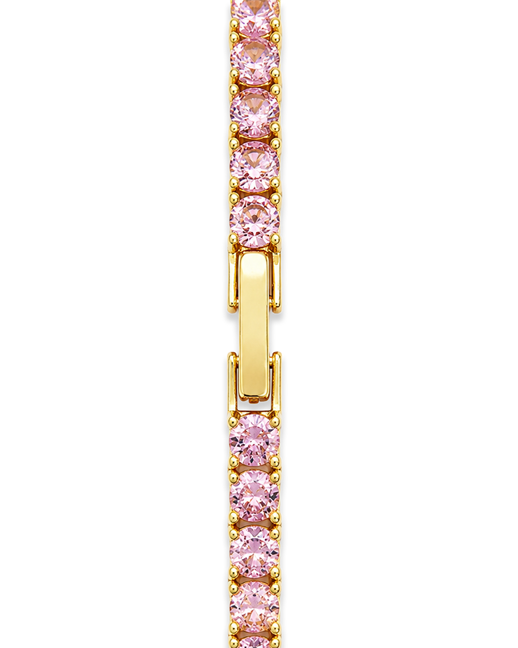 Lila Pink CZ Tennis Bracelet