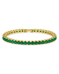 Laurie Emerald CZ Tennis Bracelet