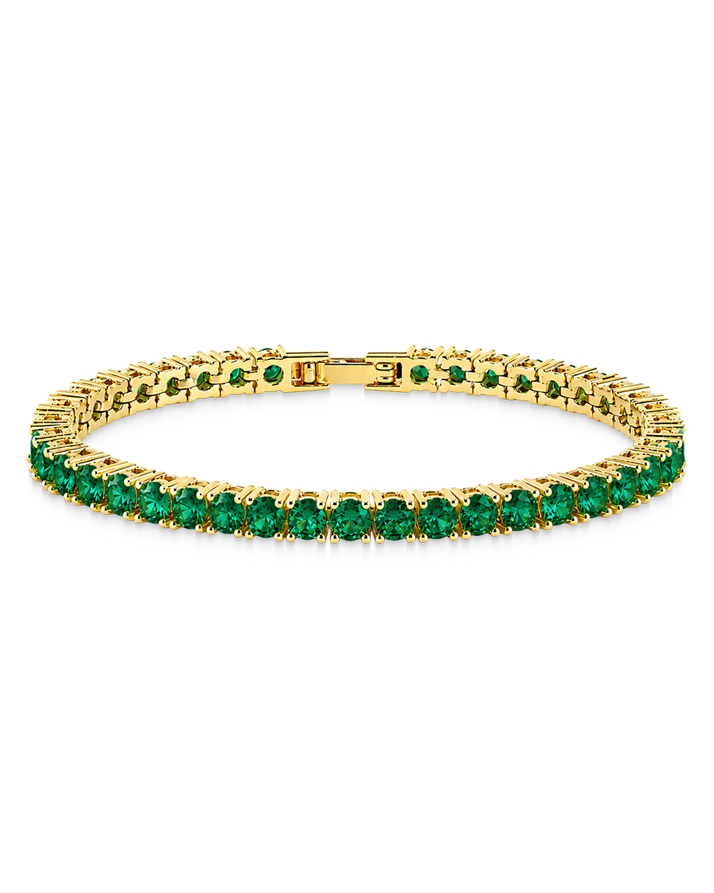Laurie Emerald CZ Tennis Bracelet