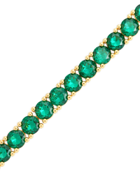 Laurie Emerald CZ Tennis Bracelet
