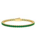 Laurie Emerald CZ Tennis Bracelet