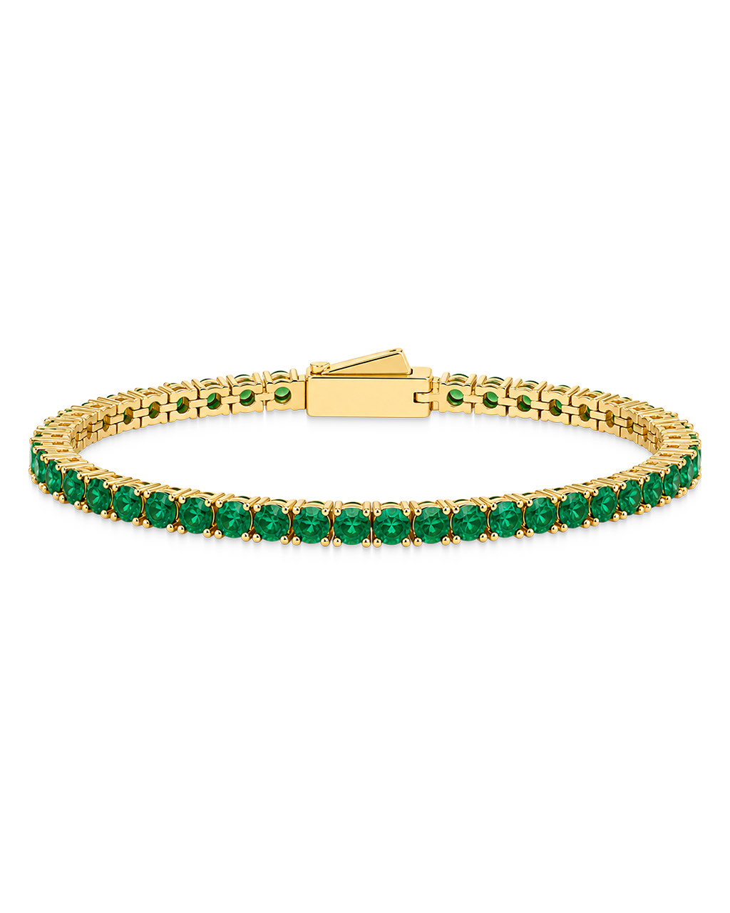 Laurie Emerald CZ Tennis Bracelet