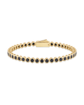 Helene Black CZ Bezel Eternity Tennis Bracelet
