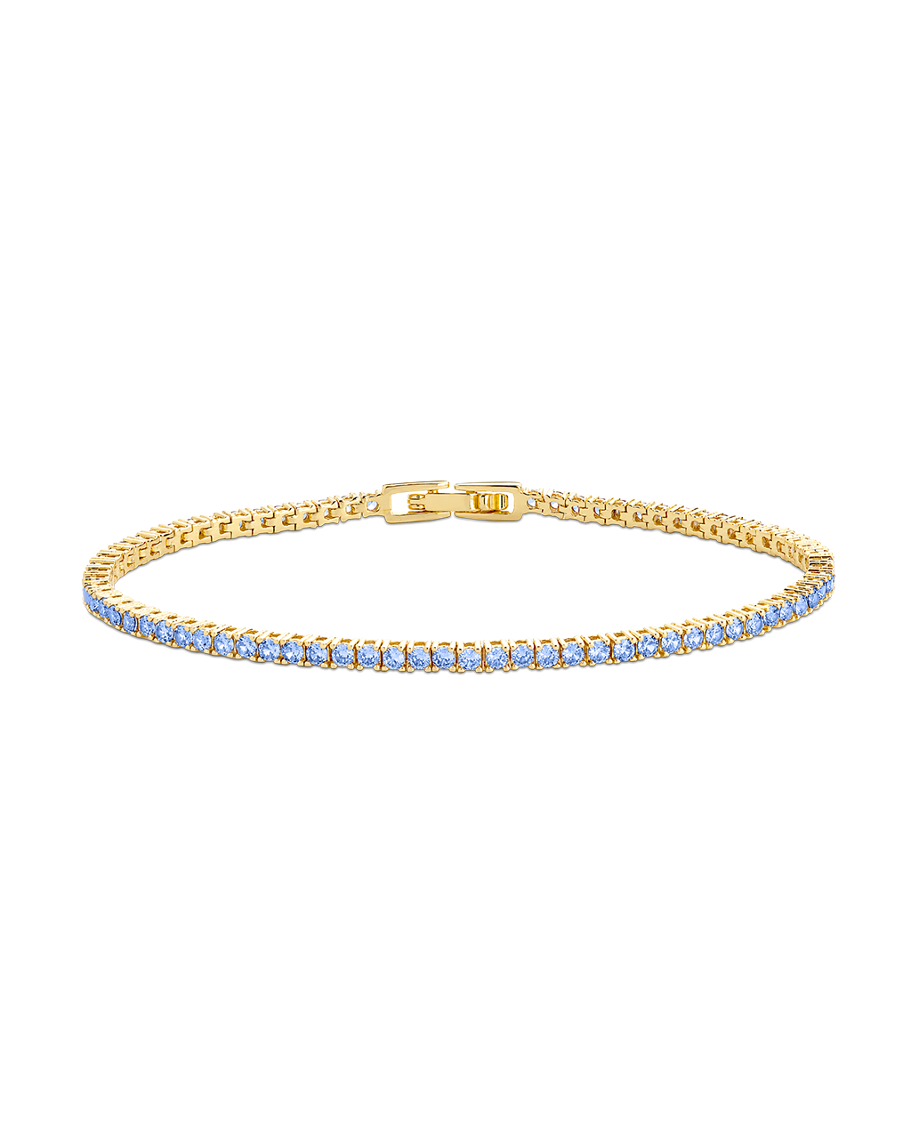 Mirabell Aquamarine CZ Tennis Bracelet