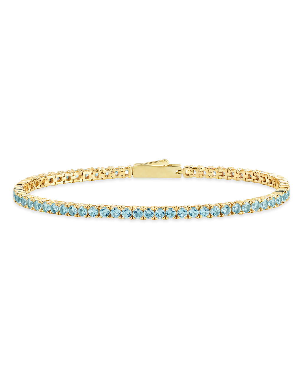 Mirabell Aquamarine CZ Tennis Bracelet