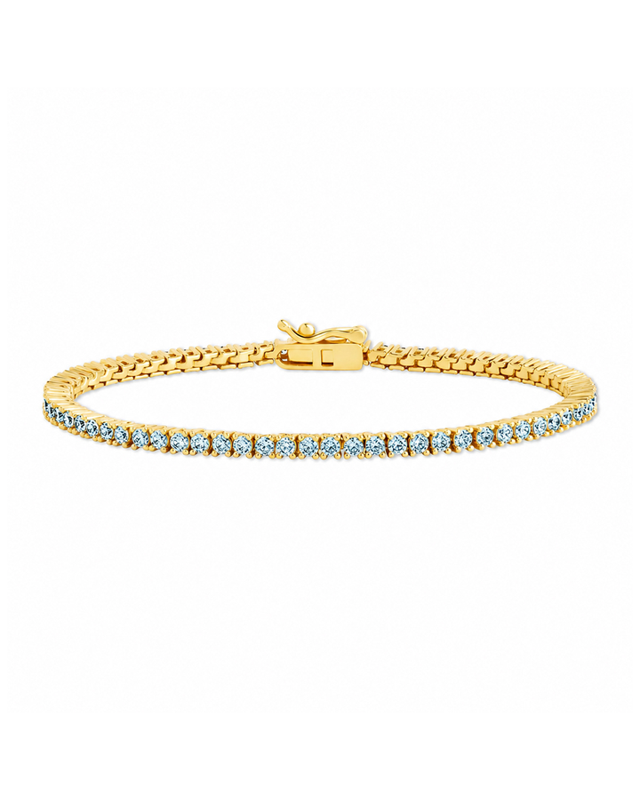 Mirabell Aquamarine CZ Tennis Bracelet