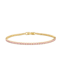 Mirabell Light Pink CZ Tennis Bracelet