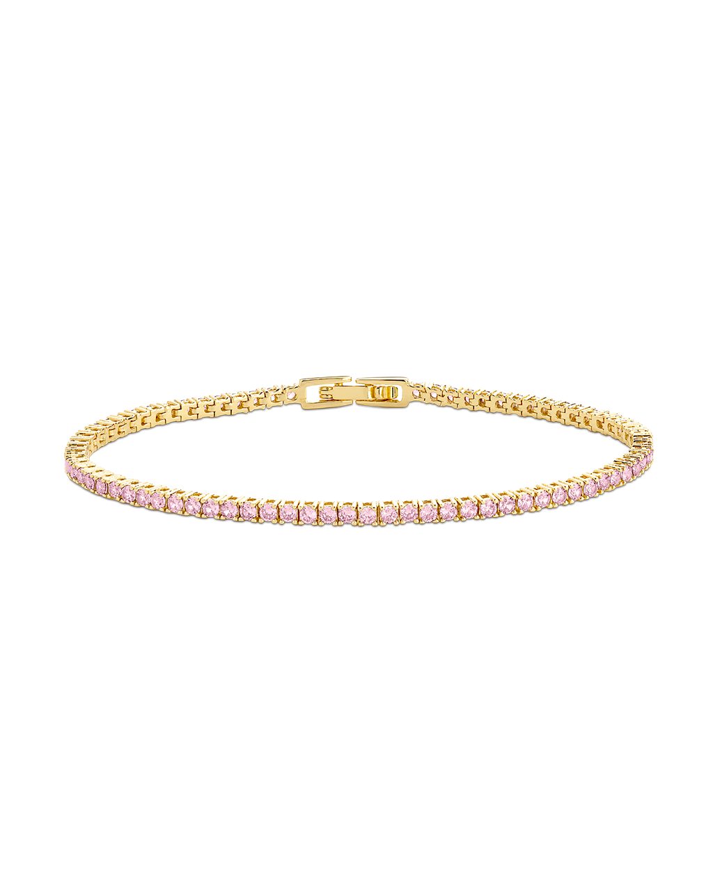 Mirabell Light Pink CZ Tennis Bracelet