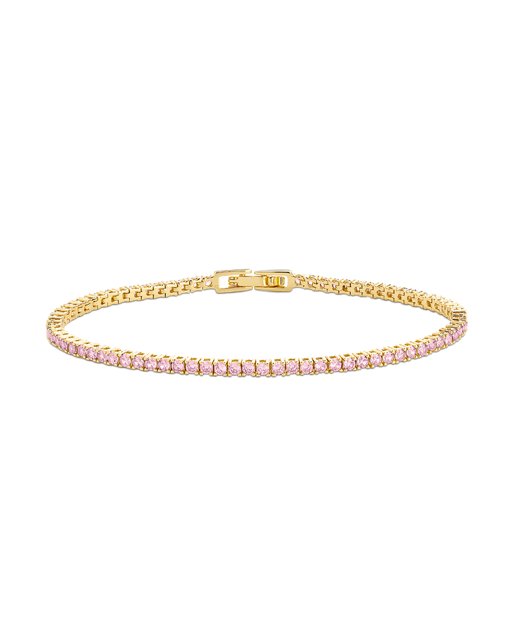 Mirabell Light Pink CZ Tennis Bracelet