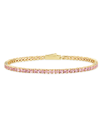 Mirabell Light Pink CZ Tennis Bracelet