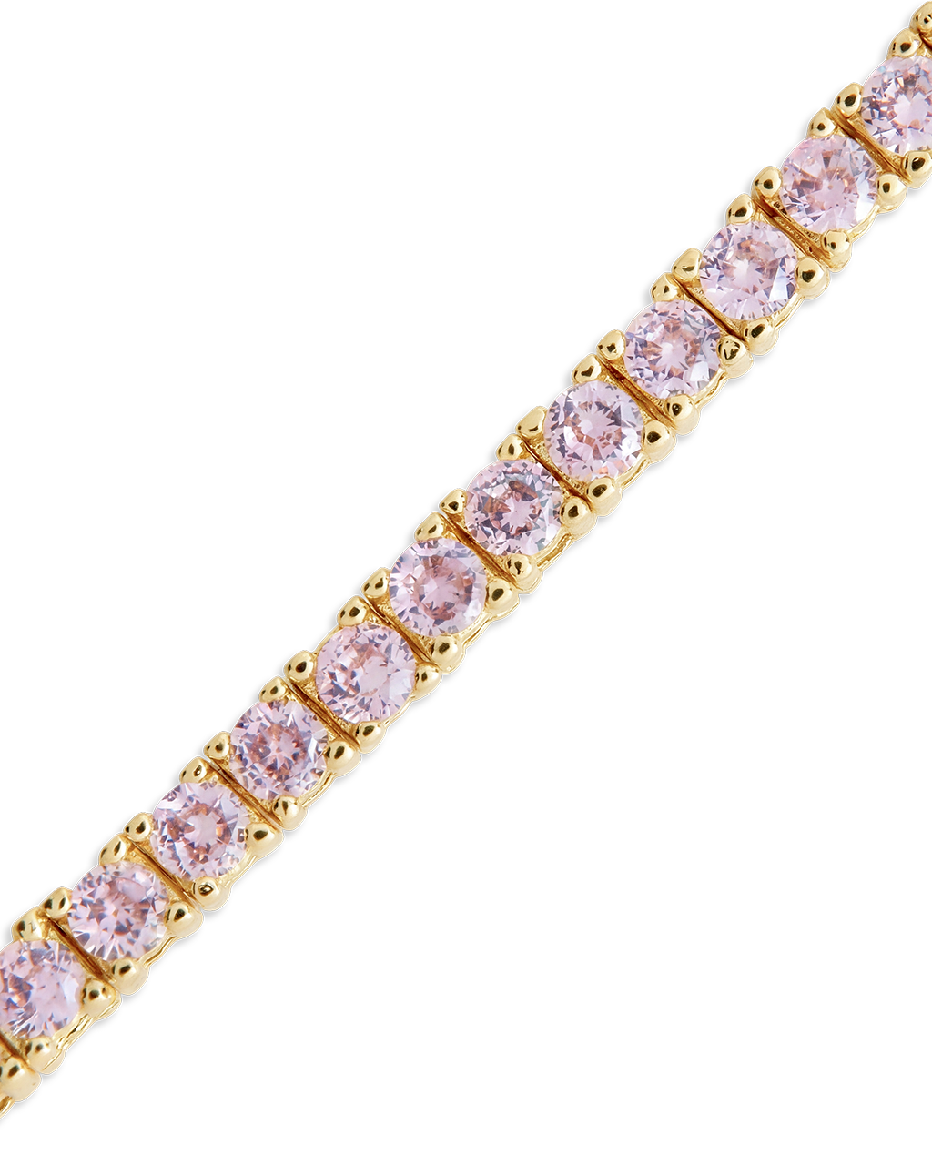 Mirabell Light Pink CZ Tennis Bracelet