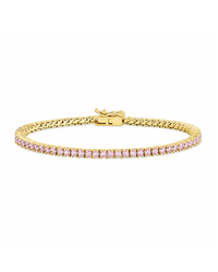 Mirabell Light Pink CZ Tennis Bracelet