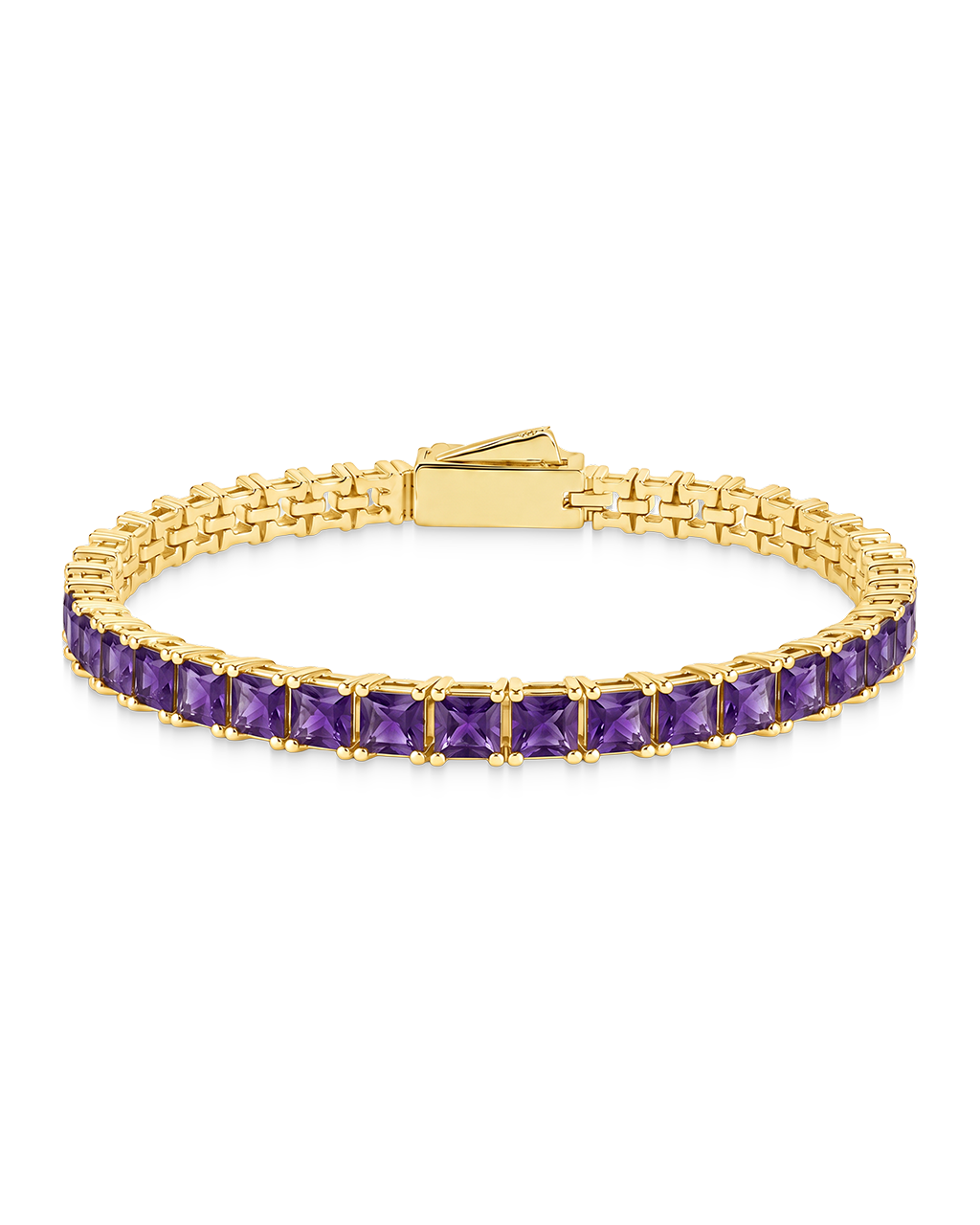 Brette Amethyst CZ Tennis Bracelet