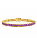 Brette Amethyst CZ Tennis Bracelet