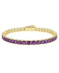 Brette Amethyst CZ Tennis Bracelet