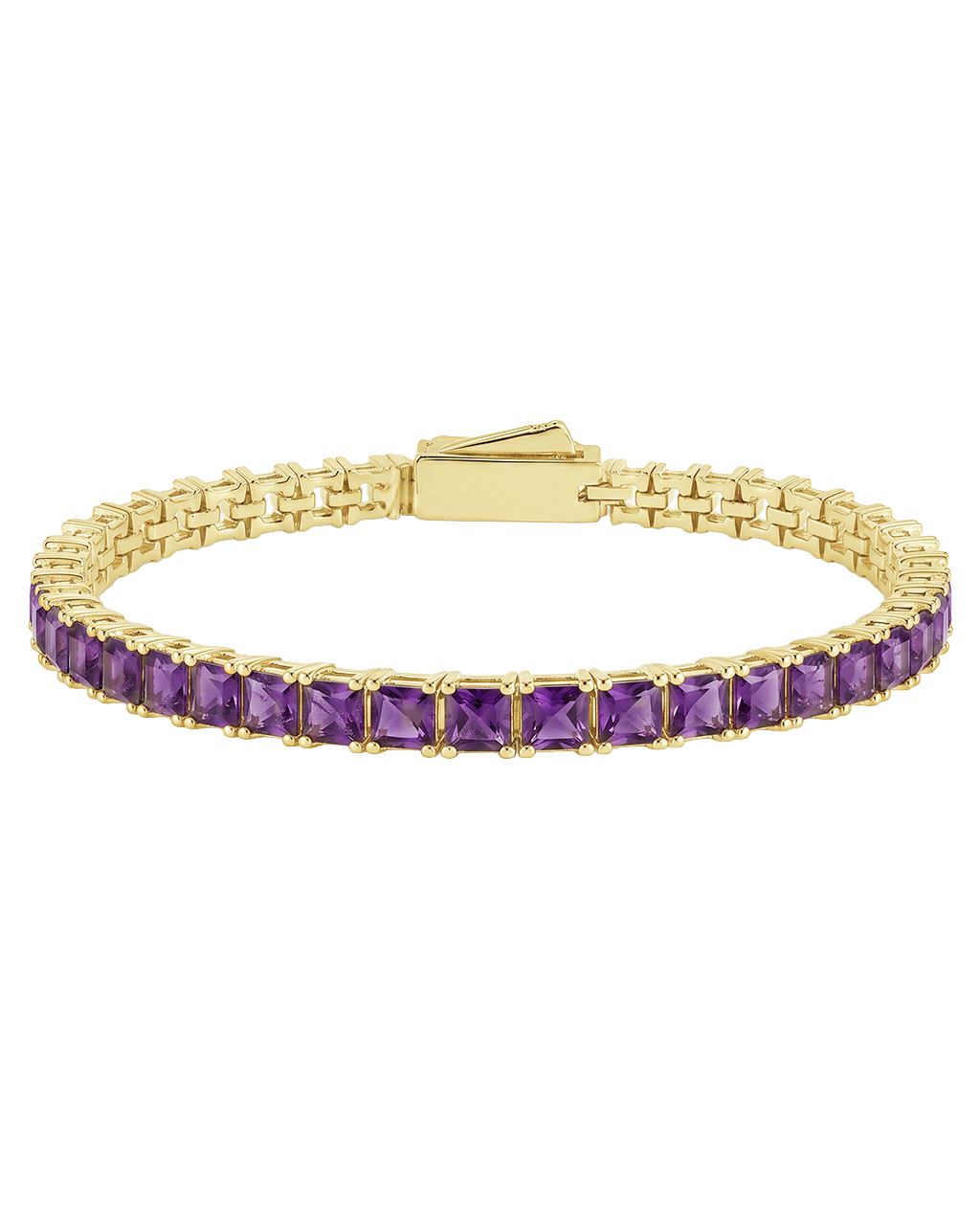 Brette Amethyst CZ Tennis Bracelet